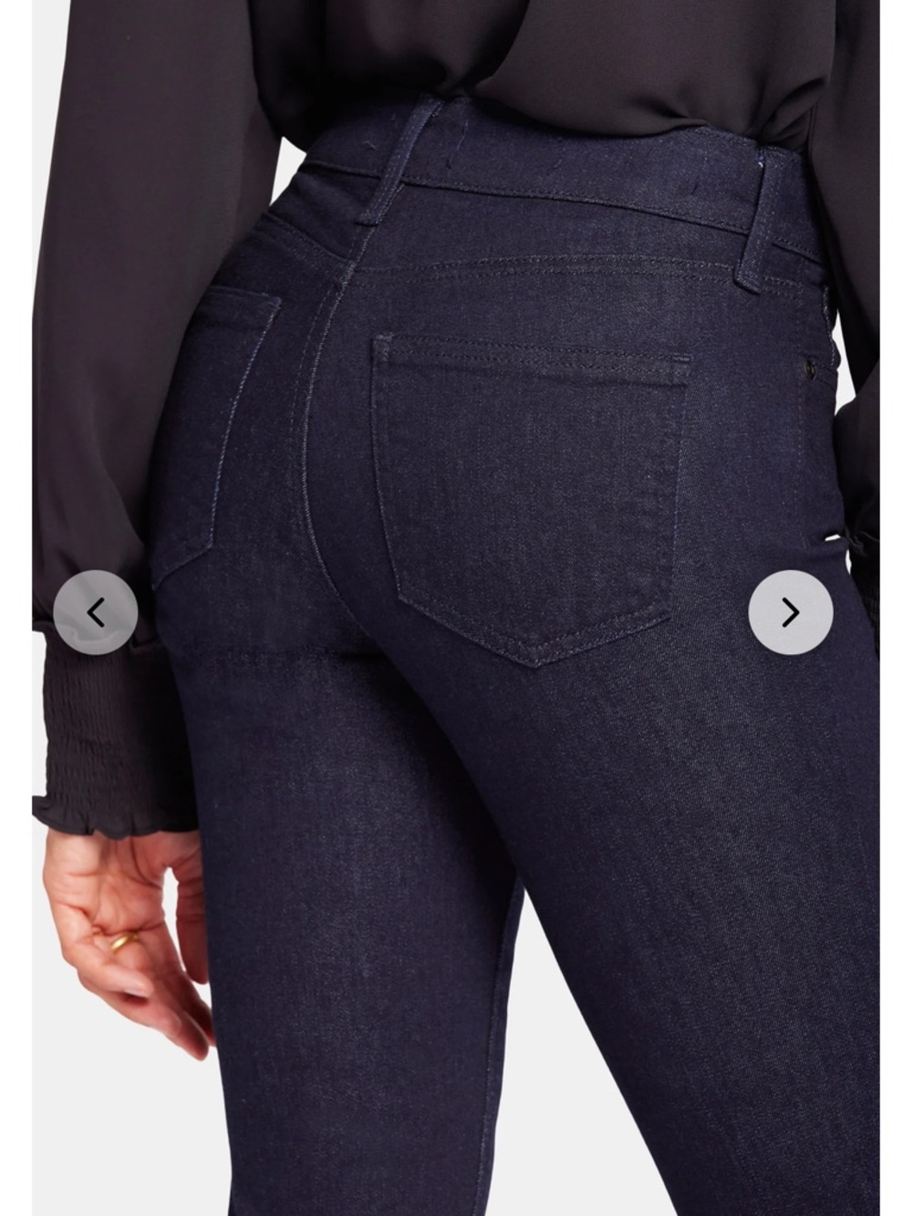 NYDJ Barbara Bootcut Jeans in Dark Indigo NWT Size 8 - Picture 2 of 5